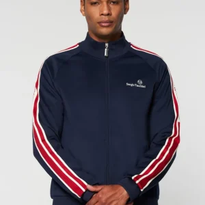 Shop Gromo Tape Track Jacket- Maritime Blue Tracksuits