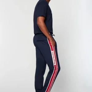 Online Gromo Tape Track Pant- Maritime Blue Tracksuits
