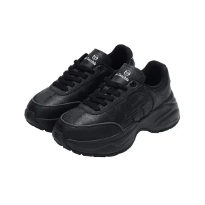 Shop La Faccia Sneaker- Black For The Court