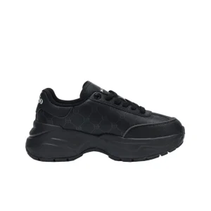 Shop La Faccia Sneaker- Black For The Court