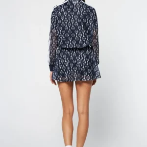 Outlet Lesi Mesh Jacket- Maritime Blue For The Court