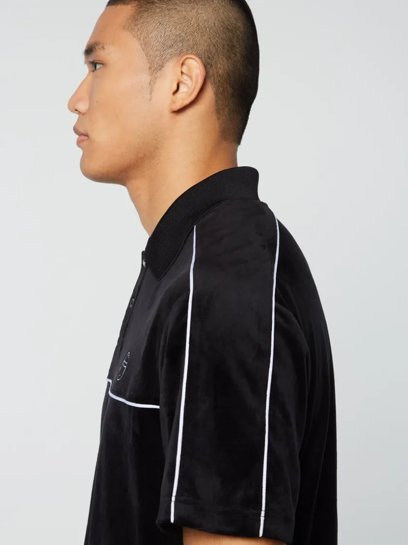 lioni_velour_polo_archivio_black_beauty_5.webp Discount Lioni Velour Polo Archivio- Black Beauty View All