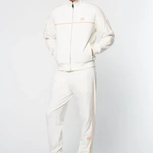 New Lioni Velour Track Jacket Archivio- Gardenia View All