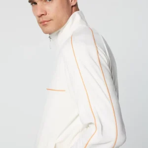 Best Sale Lioni Velour Track Jacket Archivio- Gardenia Tracksuits