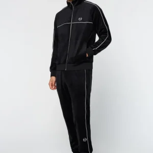 Clearance Lioni Velour Track Jacket- Black Beauty View All