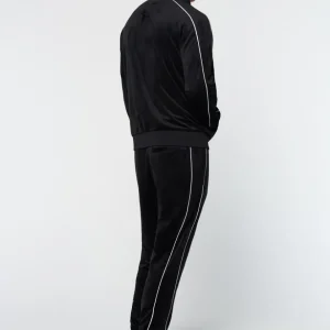 Clearance Lioni Velour Track Jacket- Black Beauty View All