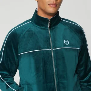 Sale Lioni Velour Track Jacket- Botanical Garden Velour