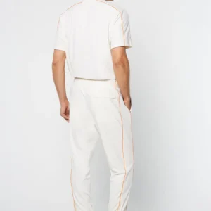 Shop Lioni Velour Track Pant Archivio- Gardenia Tracksuits