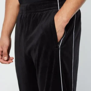 Discount Lioni Velour Track Pant- Black Beauty Pants And Sweatpants
