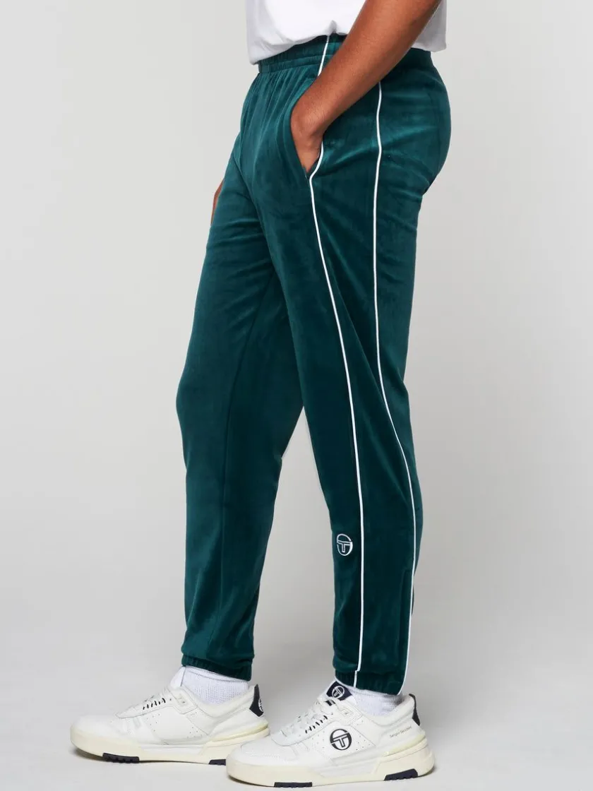 lioni_velour_track_pant_botanical_garden_1.webp Sale Lioni Velour Track Pant- Botanical Garden View All