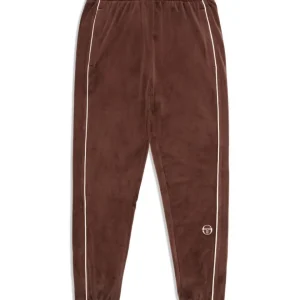 Cheap Lioni Velour Track Pant- Deep Mahogany Pants And Sweatpants