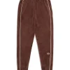 Outlet Lioni Velour Track Pant- Deep Mahogany View All