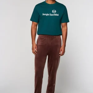 Outlet Lioni Velour Track Pant- Deep Mahogany View All