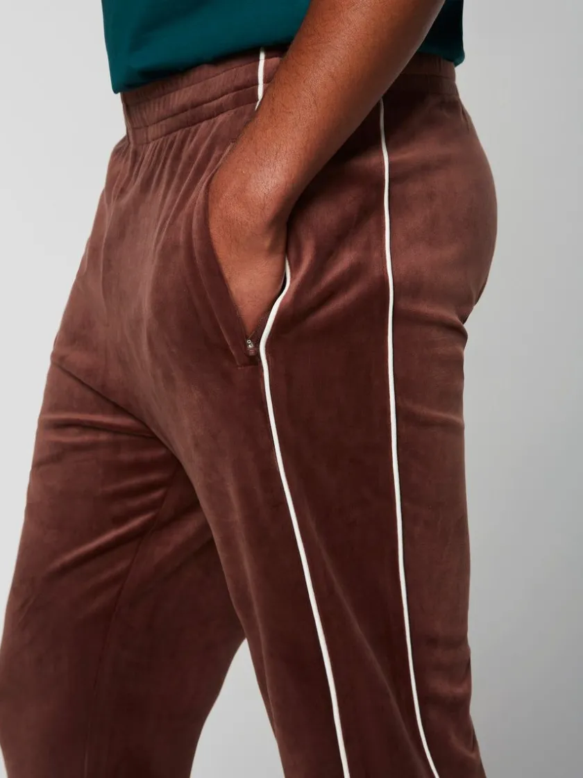 lioni_velour_track_pant_deep_mahogany_4-1.webp Cheap Lioni Velour Track Pant- Deep Mahogany Pants And Sweatpants
