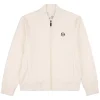 Store Livata Monogram Track Jacket- Gardenia Jackets