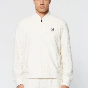 Hot Livata Monogram Track Jacket- Gardenia Tracksuits