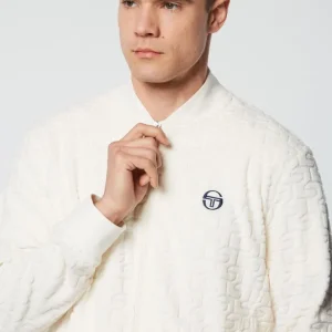 Hot Livata Monogram Track Jacket- Gardenia Tracksuits