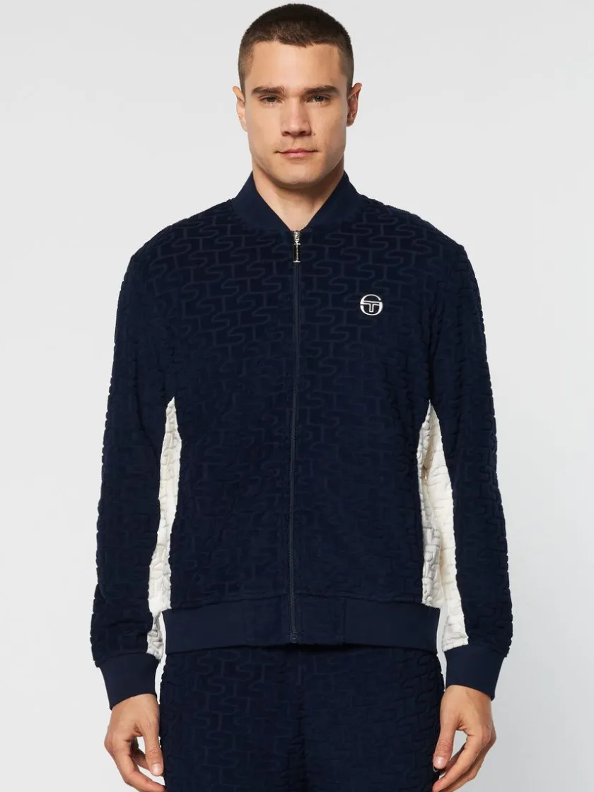 livata_monogram_track_jacket_maritime_blue_1-2.webp Cheap Livata Monogram Track Jacket- Maritime Blue Tracksuits