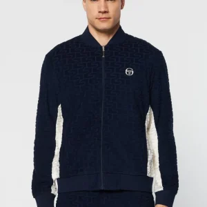 Clearance Livata Monogram Track Jacket- Maritime Blue View All