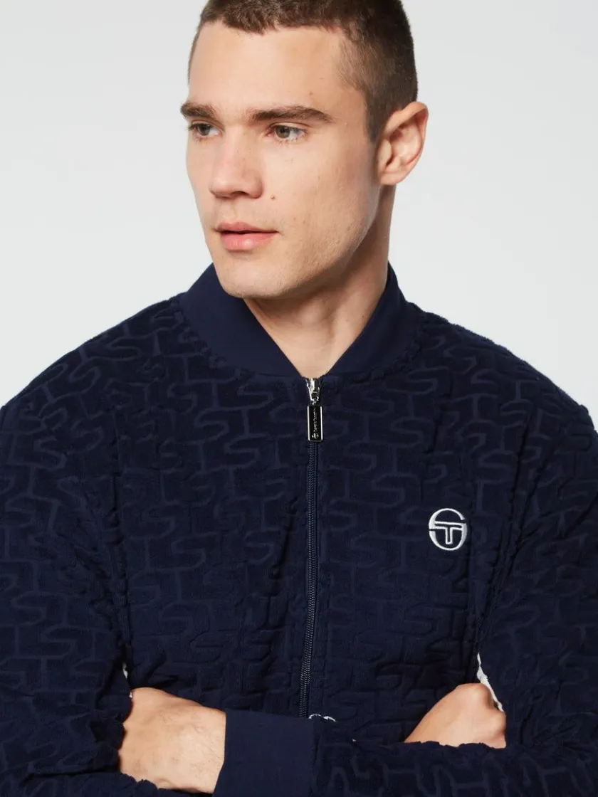 livata_monogram_track_jacket_maritime_blue_4-2.webp Cheap Livata Monogram Track Jacket- Maritime Blue Tracksuits