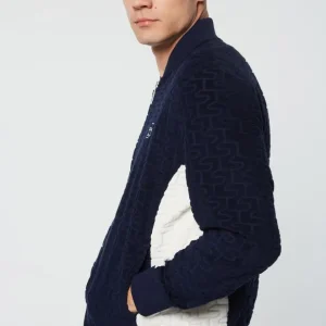 Clearance Livata Monogram Track Jacket- Maritime Blue View All