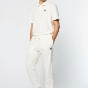 Store Livata Monogram Track Pant- Gardenia Tracksuits
