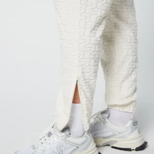 Hot Livata Monogram Track Pant- Gardenia Pants And Sweatpants