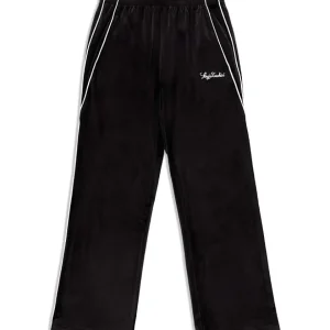 Flash Sale Mare Velour Pant- Black Beauty Velour