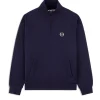 New Mezza Half Zip- Maritime Blue Sweatshirts And Hoodies