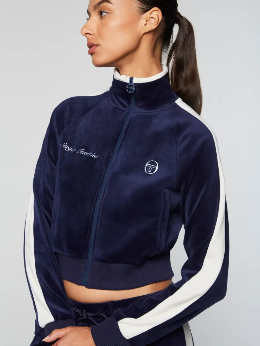 miss_carlotta_velour_track_jacket_maritime_blue_4.webp Hot Miss Carlotta Velour Track Jacket- Maritime Blue Velour