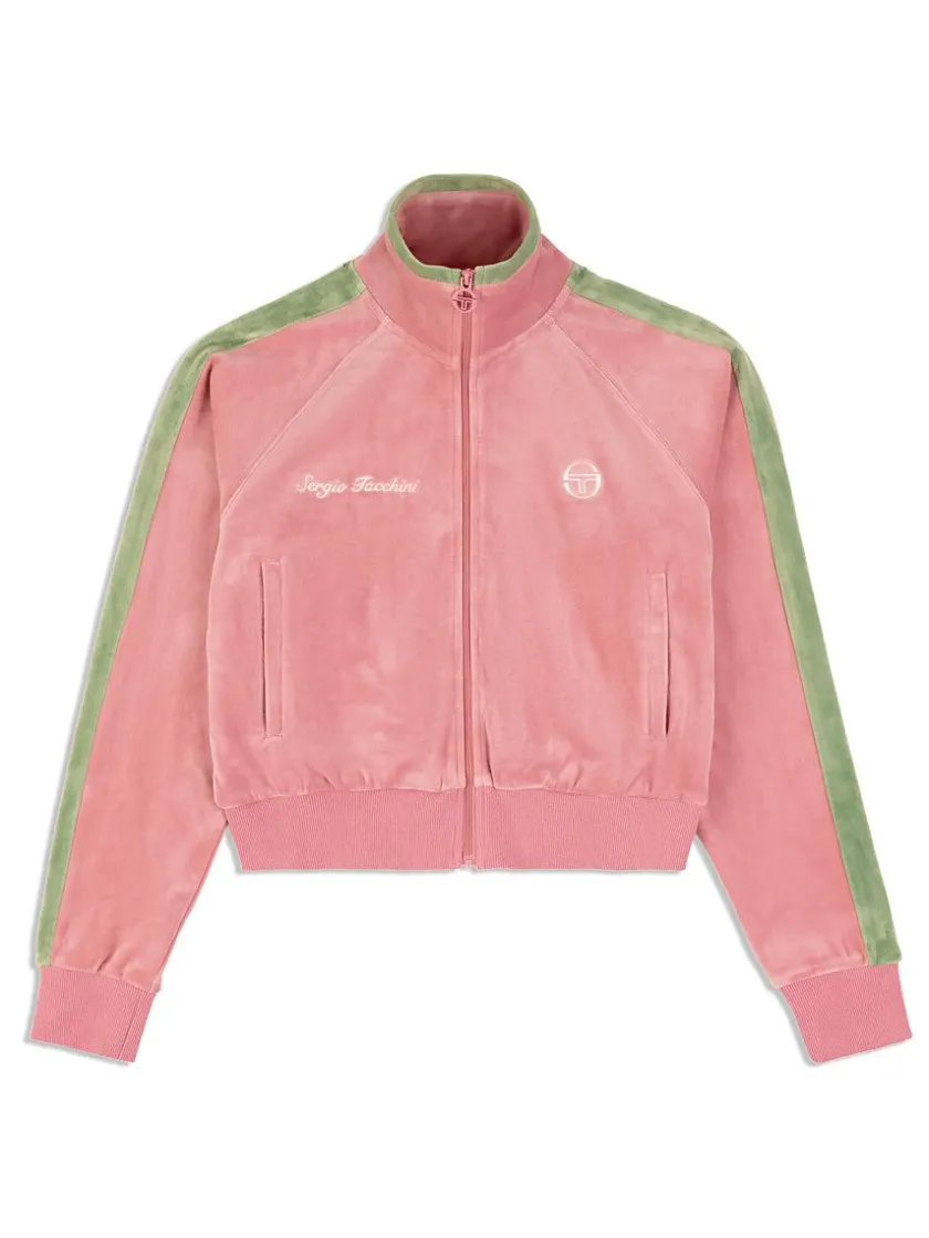 miss_carlotta_velour_track_jacket_wild_rose_0-2.webp Store Miss Carlotta Velour Track Jacket- Wild Rose Tracksuits