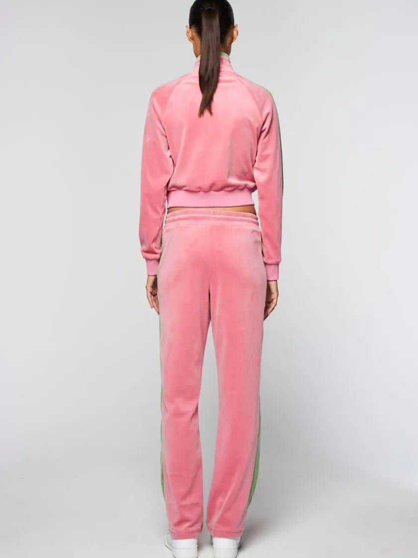 miss_carlotta_velour_track_jacket_wild_rose_3-2.webp Store Miss Carlotta Velour Track Jacket- Wild Rose Tracksuits