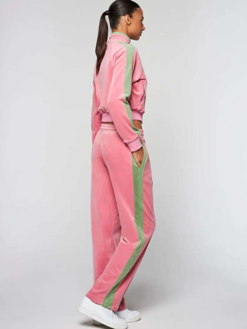 miss_carlotta_velour_track_pant_wild_rose_3.webp Store Miss Carlotta Velour Track Pant- Wild Rose Velour