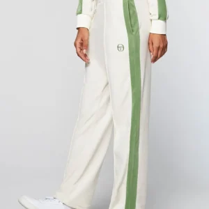 Outlet Miss Carlotta Velour Track Pant-Gardenia Velour