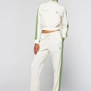 Discount Miss Carlotta Velour Track Pant-Gardenia View All