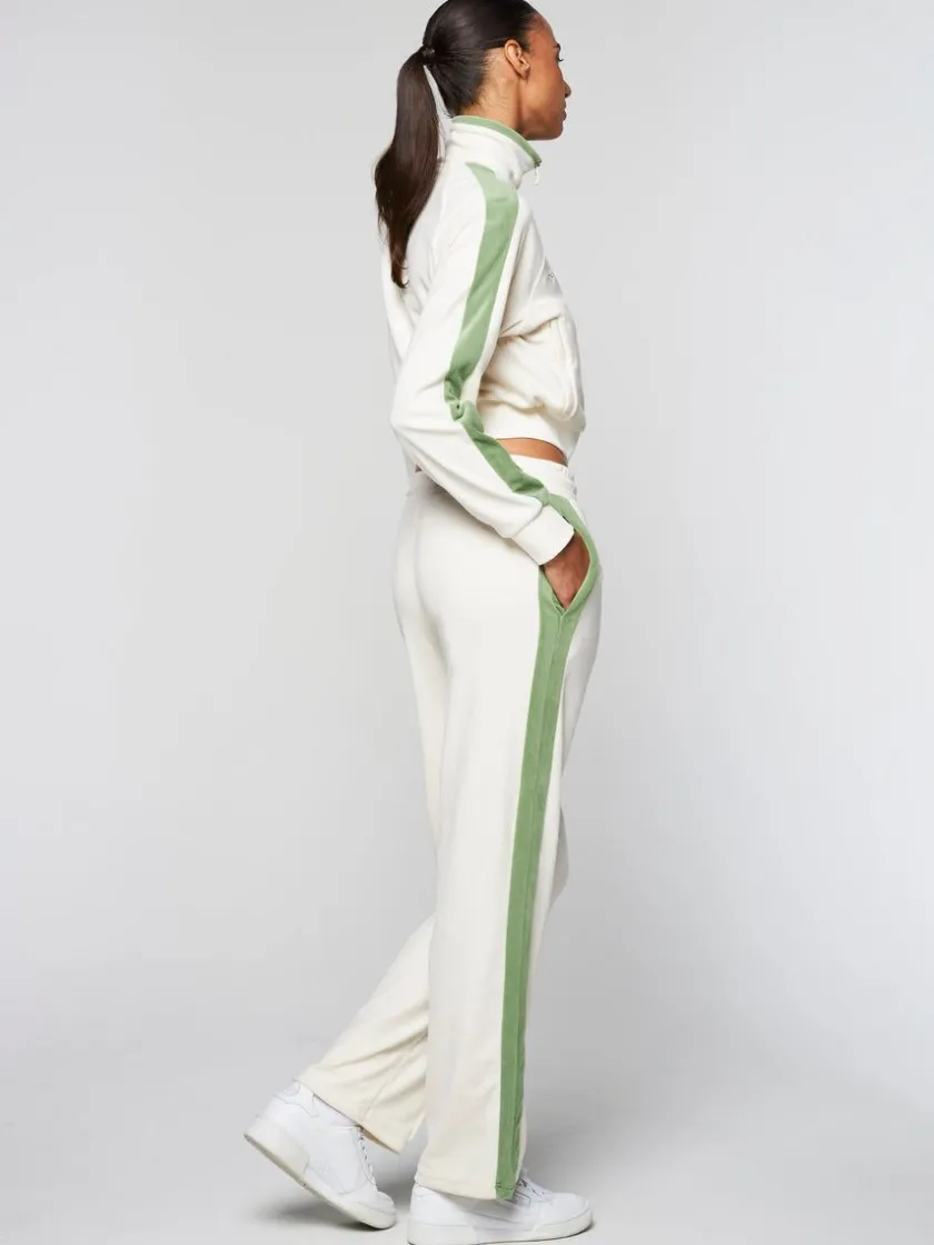 miss_carlotta_velour_track_pantgardenia_3-2.webp Sale Miss Carlotta Velour Track Pant-Gardenia Tracksuits
