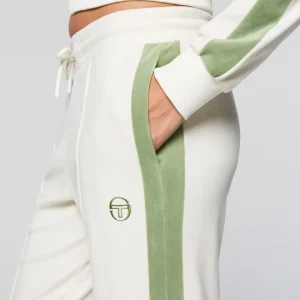 Sale Miss Carlotta Velour Track Pant-Gardenia Tracksuits