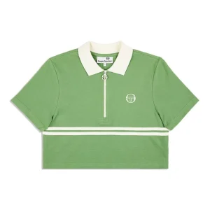 Outlet Miss Supermac Polo- Jade Green Tops And Sports Bras