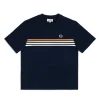 Best Sale New Melfi T-Shirt- Maritime Blue/ White The Essentials