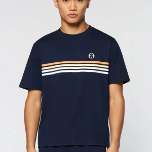 Fashion New Melfi T-Shirt- Maritime Blue/ White View All