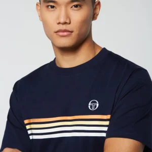 Sale New Melfi T-Shirt- Maritime Blue/ White T-Shirts