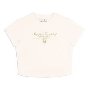 Shop Nicola Graphic T-Shirt- Gardenia Tops And Sports Bras