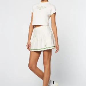 Shop Nicola Graphic T-Shirt- Gardenia Tops And Sports Bras