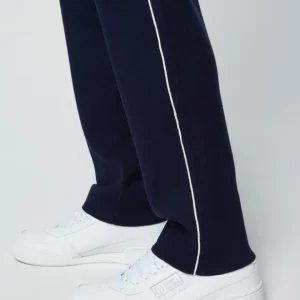 Shop Nostra Track Pant- Maritime Blue Pants And Sweatpants