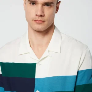 Hot Pennellata Cabana Shirt- Gardenia/ Multi View All