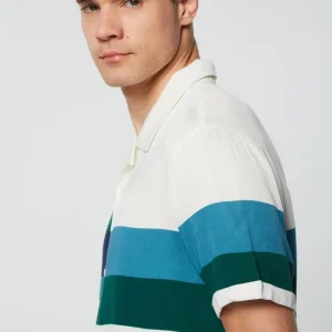 Hot Pennellata Cabana Shirt- Gardenia/ Multi View All