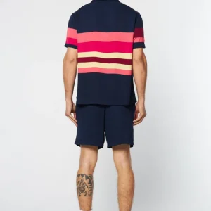 Best Pennellata Cabana Shirt- Maritime Blue/ Multi Matching Separates