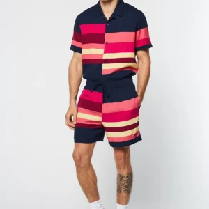 Flash Sale Pennellata Short- Maritime Blue/ Multi Matching Separates