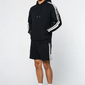 Flash Sale Pereto Tape Hoodie- Black Beauty Sweatshirts And Hoodies