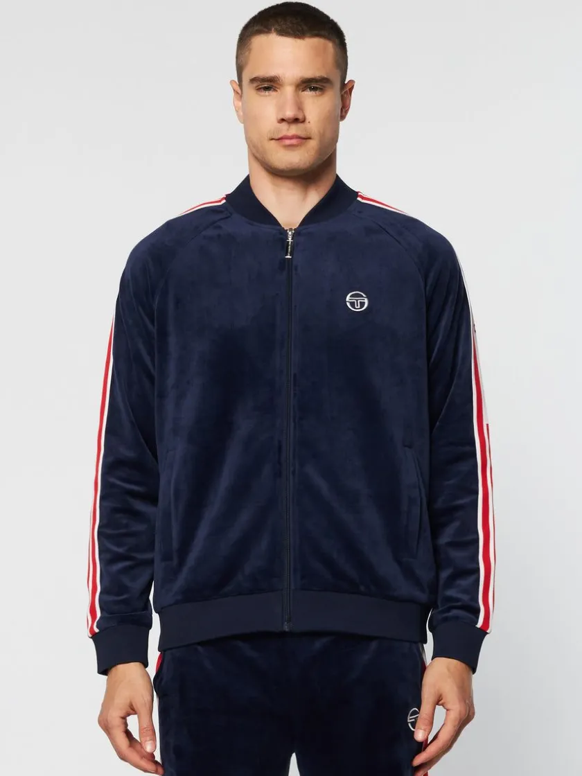 pereto_velour_track_jacket_maritime_blue_1.webp Best Pereto Velour Track Jacket- Maritime Blue View All
